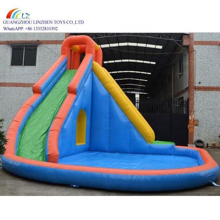 Hinchables acuaticos kids commercial bounce house clearance double sided inflatable water slide wholesale