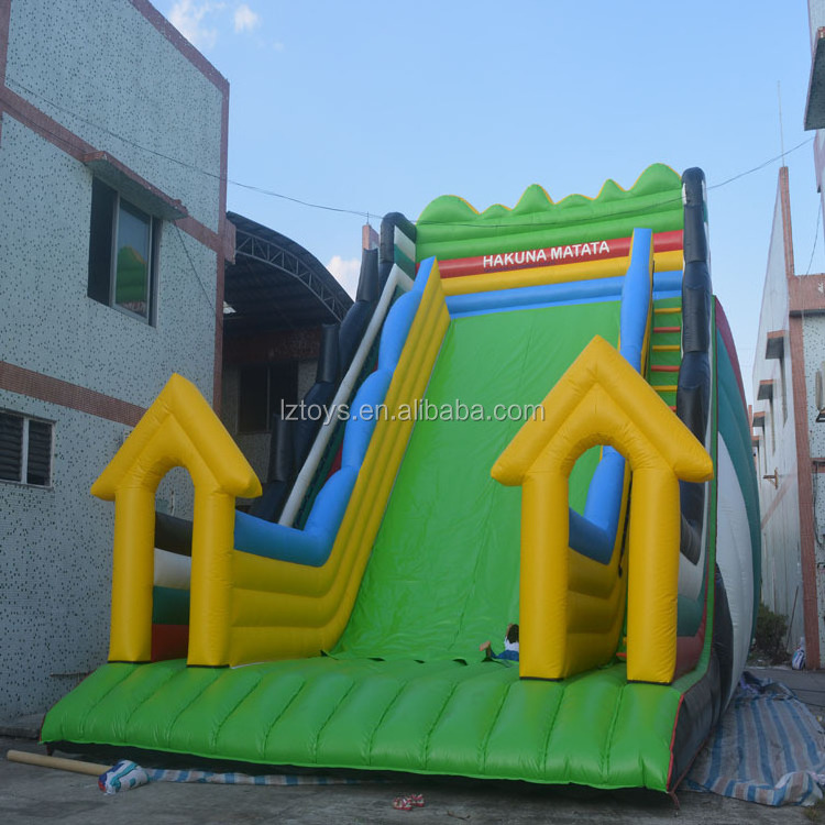 Outdoor commercial wet dry bounce house toboggan gonflable half pipe inflatable water slide