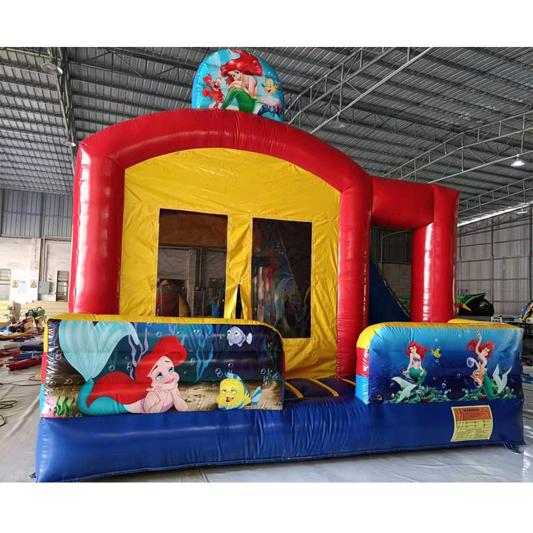 Hot sale inflatable bouncer pool, parrot theme mini castle, inflatable castle combo for summer