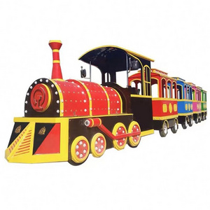 China Supplier Passenger Amusements Park Rides Battery Operated Kids Mini Tourist Electric Train For Sale