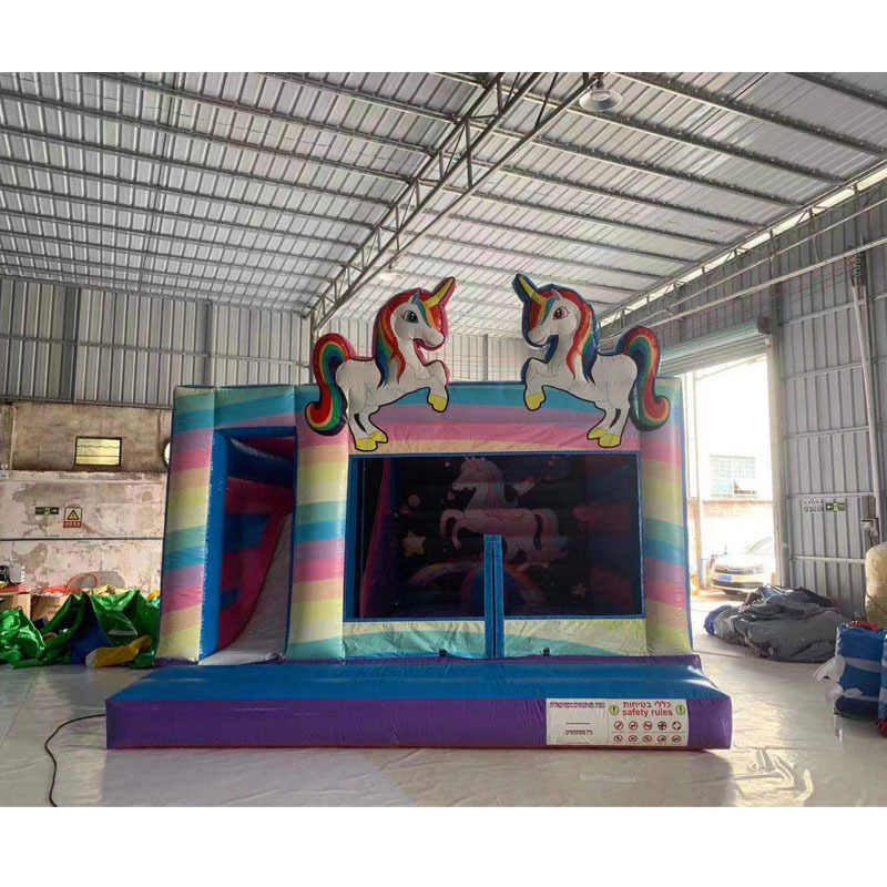 Kids bouncy castle double sides inflatable water slide wholesale bounce house commercial combo