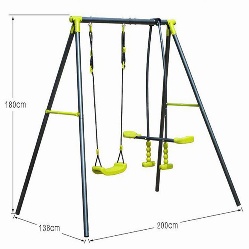 Outdoor Children Hanging Swing Chair Backyard Rope Round Spider Swing