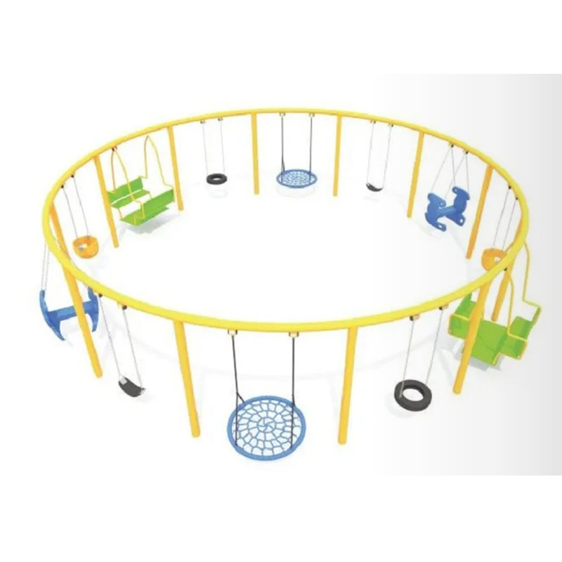 High Quality Children Outdoor Playground Park Play Equipment Kids Slide Swing Play for Sale