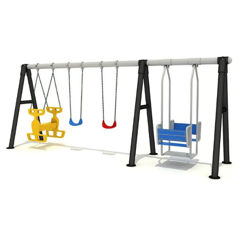 Outdoor Children's Playground Equipment Children's Amusement Park Three-Person Swing Set