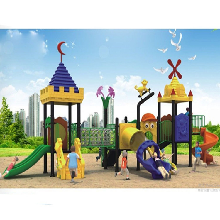 popular kids middle school pvc cover foam pipe structure playground equipment metal slides for kids and adults