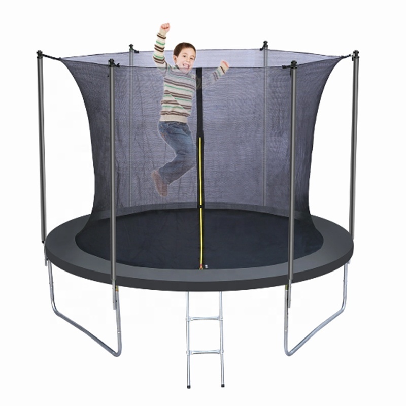 Trampolines 15-FT Jump N&Dunk Trampoline with Enclosure Net - Basketball Trampoline