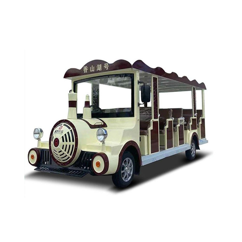 Mini Trackless Train with 3 New Double-Row Carriages 12 Seats Train Kiddie Ride