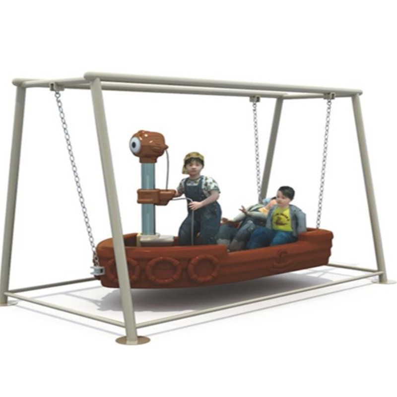 Outdoor Children's Playground Equipment Children's Amusement Park Three-Person Swing Set