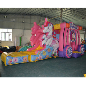 Kids bouncy castle double sides inflatable water slide wholesale bounce house commercial combo