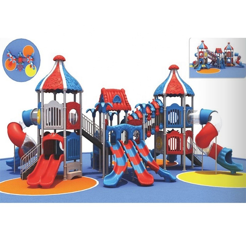 Outdoor slide toy game playground equipment used for preschool children plastic car toys