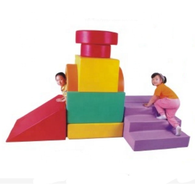 Multifunction safety kid's indoor climb and slide soft play equipment for indoor playground