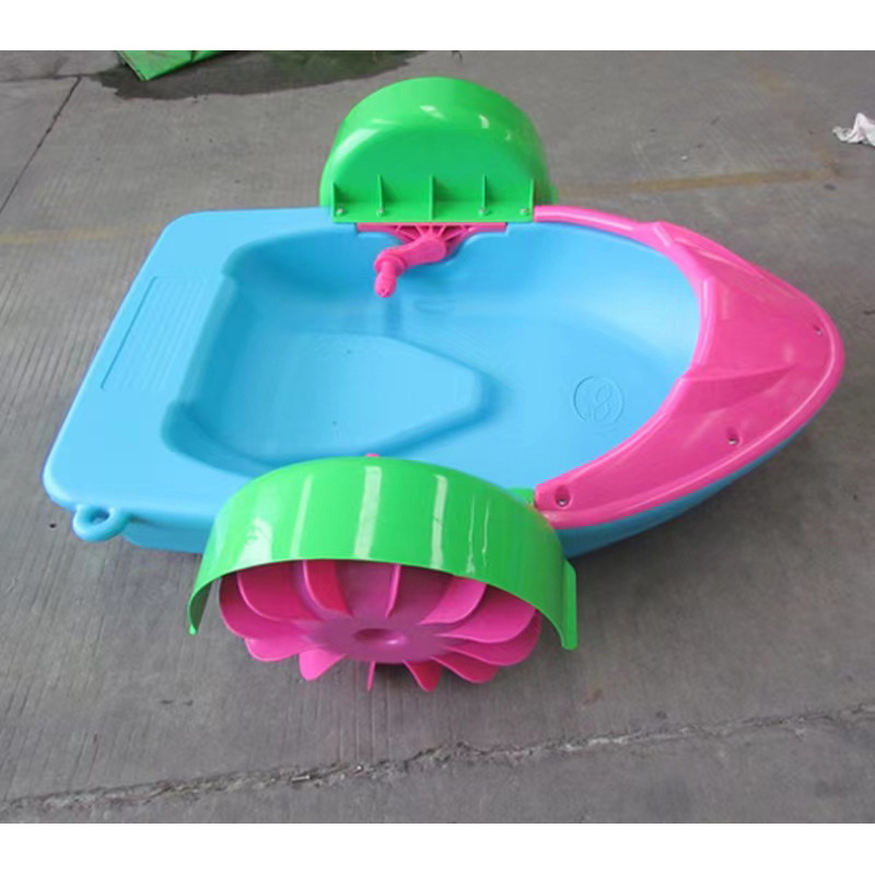 Factory price Kids and Adults  Water manual Hand Paddle boat children Plastic Rowing Boat