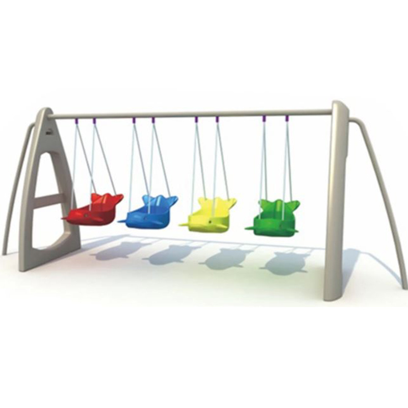 Outdoor Children's Playground Equipment Children's Amusement Park Three-Person Swing Set