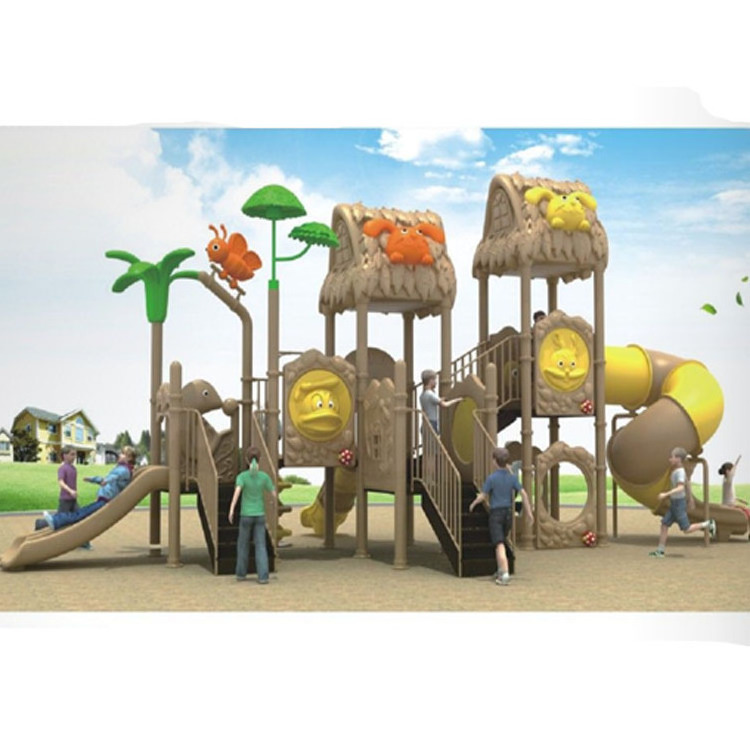 popular kids middle school pvc cover foam pipe structure playground equipment metal slides for kids and adults