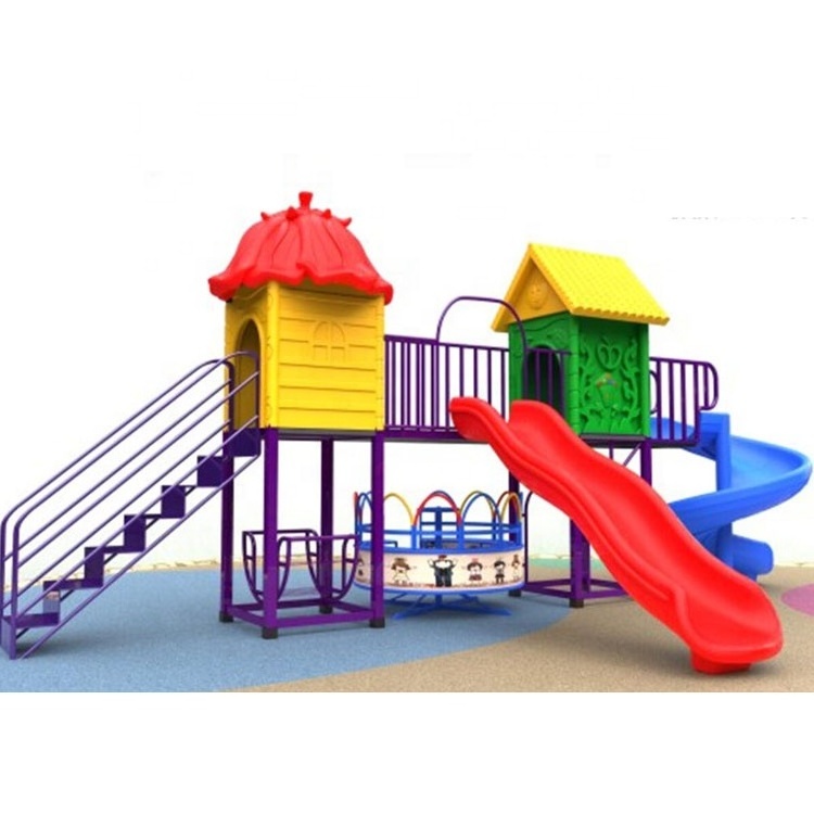 sports park plastic play set merry go round hot sale plastic kids outdoor playground equipment