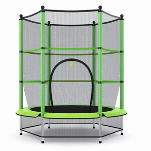 Trampolines 15-FT Jump N&Dunk Trampoline with Enclosure Net - Basketball Trampoline