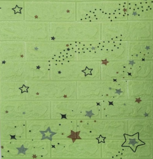 Self adhesive XPE 3d foam star wallpaper peel and stick wallpapers/wall coating for 3d home decoration