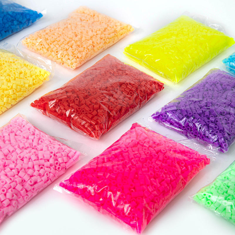 72 Color Diy Plastic Hama Beads Bulk 1000 Grains 500 Grains Hama Beads 5mm Perler Educational Toys Ironing Beads Set