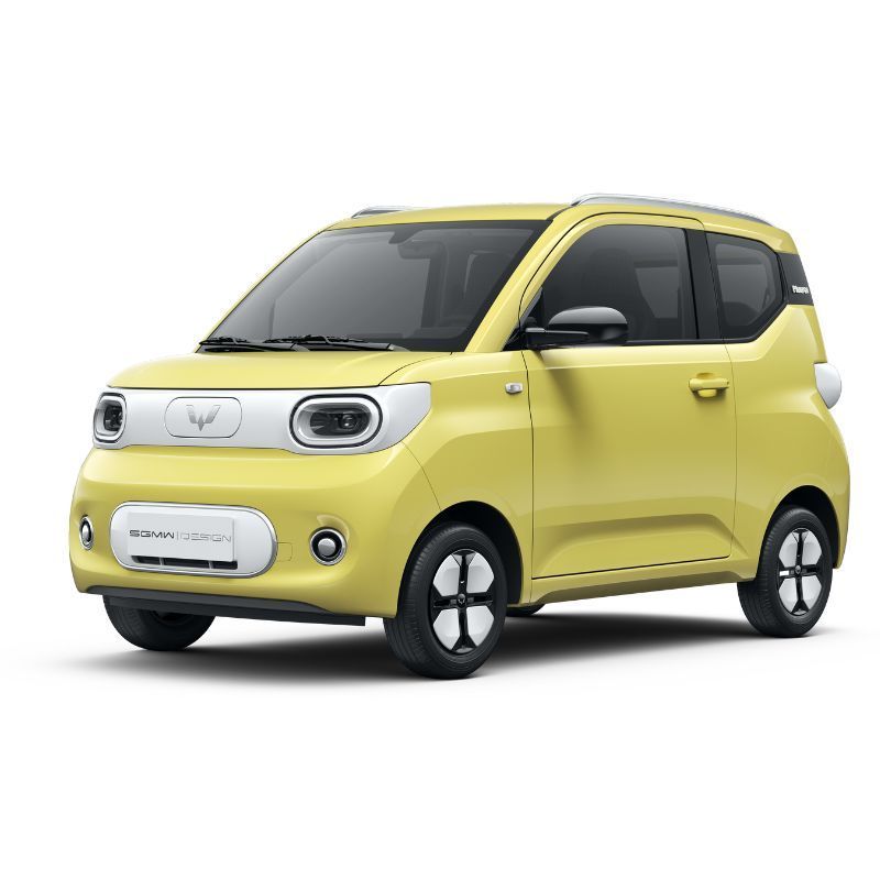 2023 Hot Sale Wuling EV 4 Wheels 3-door 4-seater Mini Electric Car with a Pure Electric Range of 170km Long Range