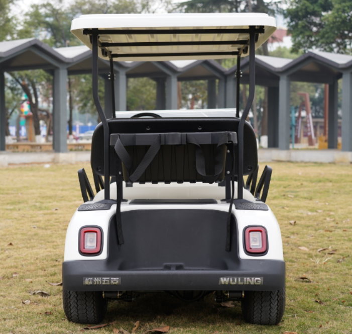 Golf Cart 6 Seats Shuttle Electric Car Battery Powered Tourist Sightseeing Antique Classic Old Vintage Car