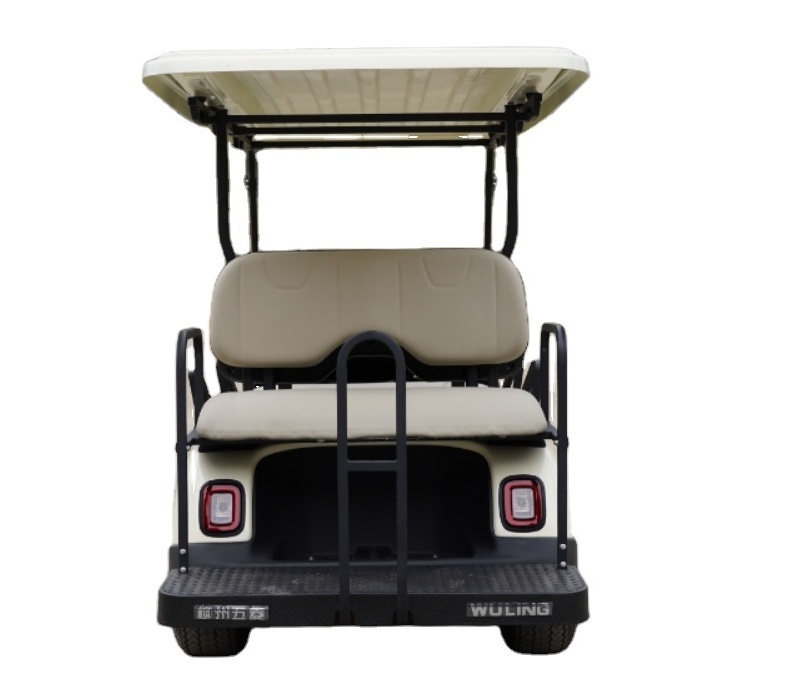 72V AC system Lithium Battery Powered 6 Seat Facing Forward Electric Golf Cart