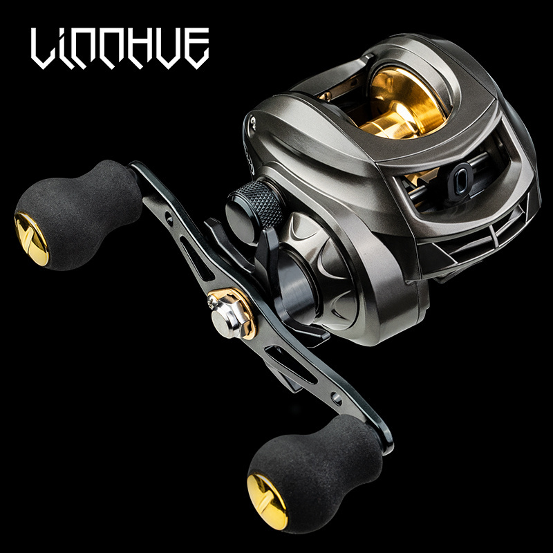 High Quality Bait Casting Saltwater Left Right Hand Baitcasting Fishing Reel With Line Counter