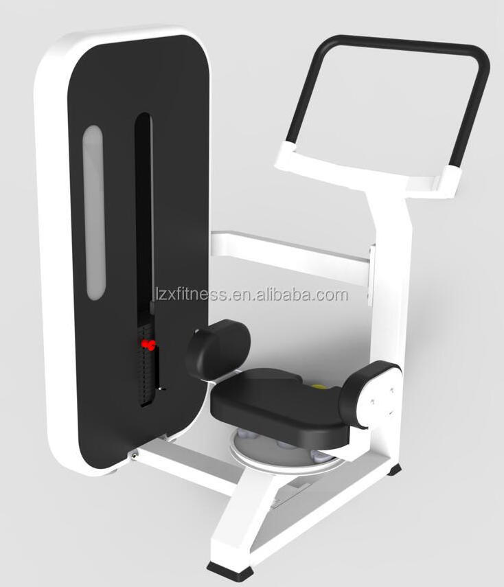 Gym Equipment  Seated Pin Loaded Rotary Torso Gym Machine Commercial Torso Rotation Machine