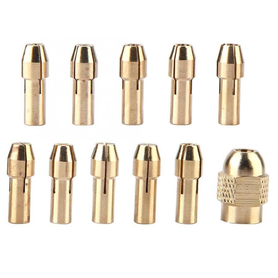 Electric Grinding Accessories Mini Drill Brass Collet Chuck For Dremel Rotary Tool Including Engraving Pen Copper Core