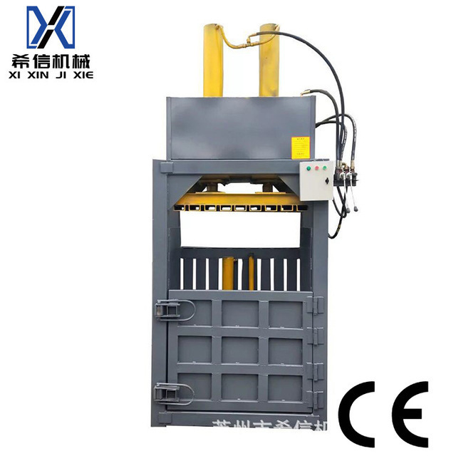 hydraulic baler for plastic / pine straw baler / hydraulic baler machine for used clothes on sale