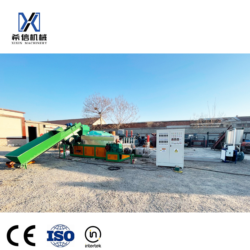 Ldpe Hdpe Pp Recycle Plastic recycle extruder pelletizer machine/ plastic granules making machine/ recycling granulating machine