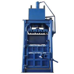 Waste Paper film Baling Press Machine /Vertical Hydraulic plastic scrap baler manufacturer/Cans waste plastic bottle press baler