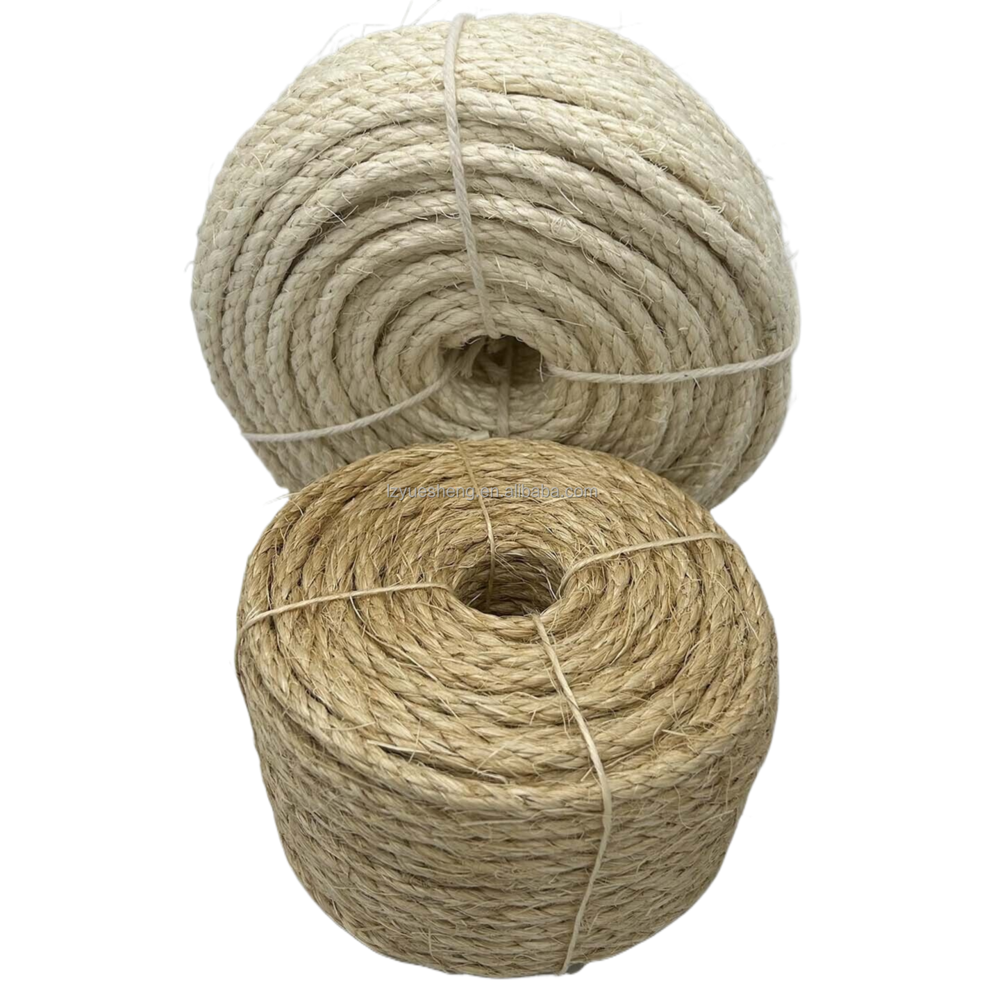 3 strands twisted natural manila or sisal jute rope 100% natural fiber high quality sisal rope