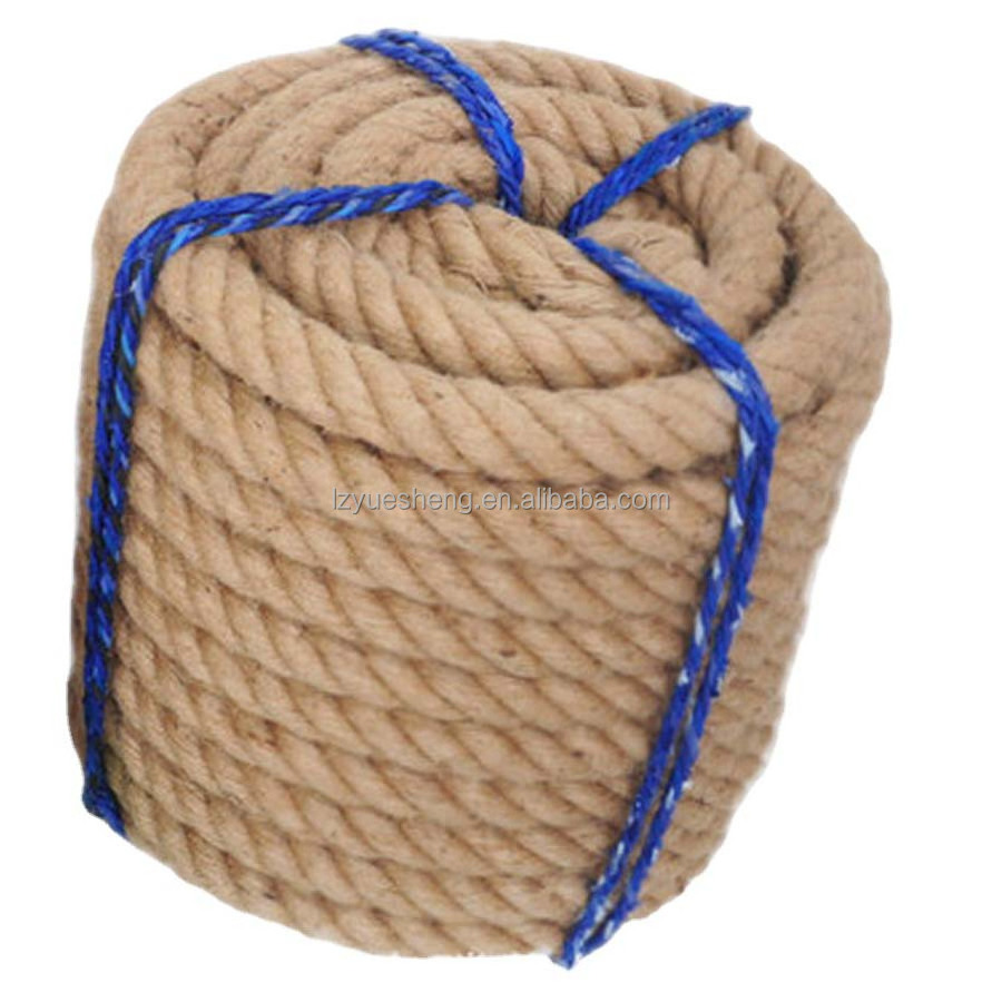 Hot Sale Jute Tan sisal Twine Rope Manila thick twine Rope twist hemp bondage Jute Braids rope