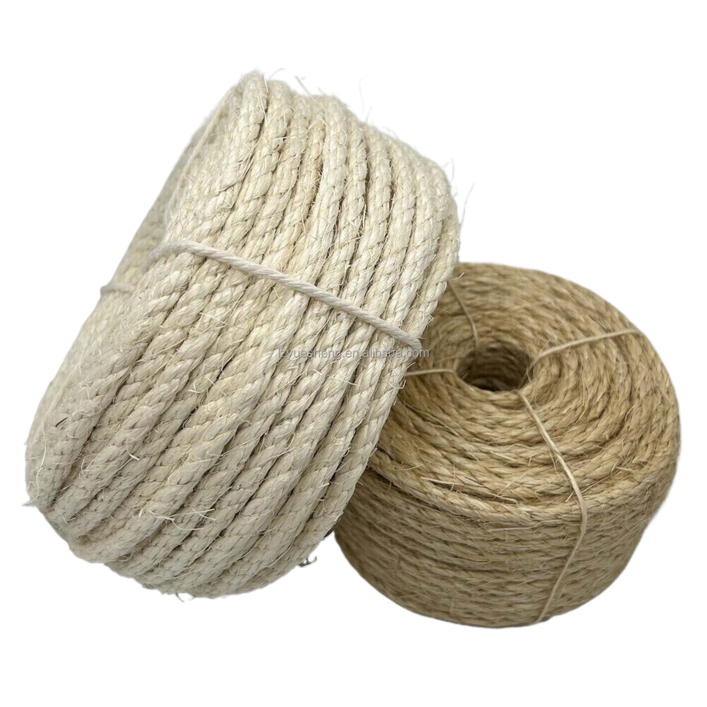 3 strands twisted natural manila or sisal jute rope 100% natural fiber high quality sisal rope