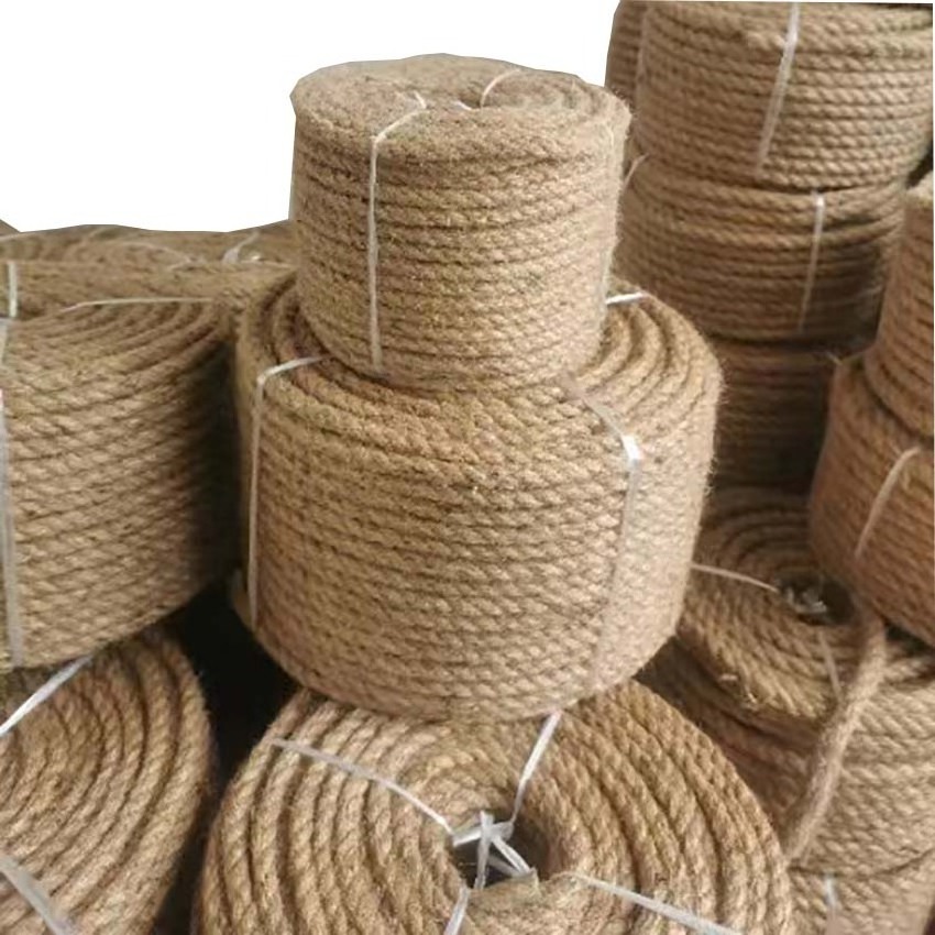 Hot Sale Jute Tan sisal Twine Rope Manila thick twine Rope twist hemp bondage Jute Braids rope