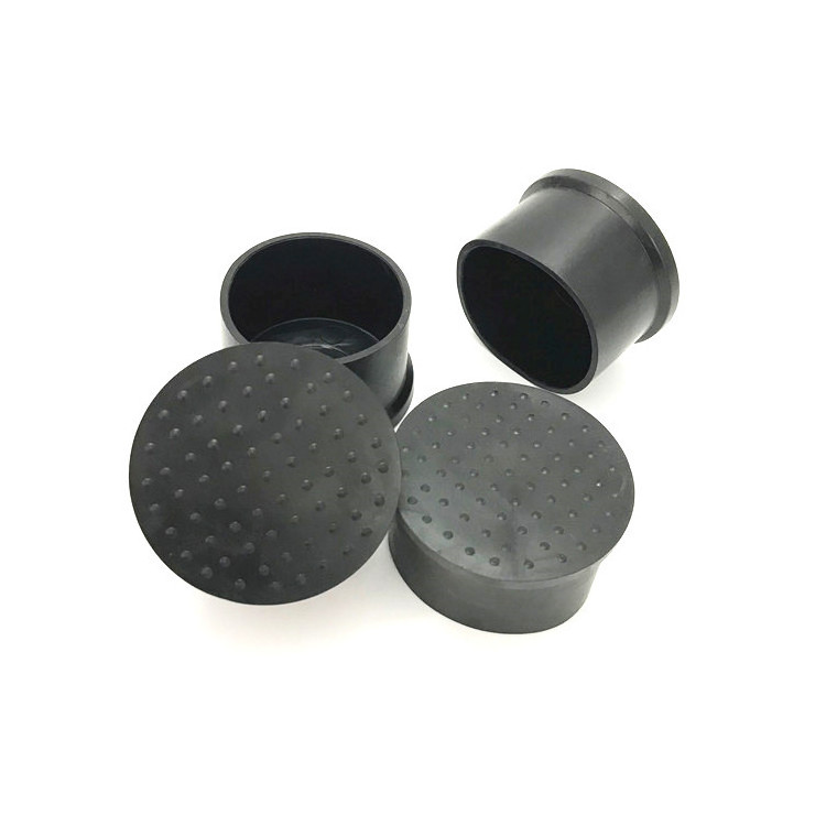 Customized Plastic PVC Round Tubing End Cap Pipe Plug For Stainless Steel Tube 50MM round tube sleeve