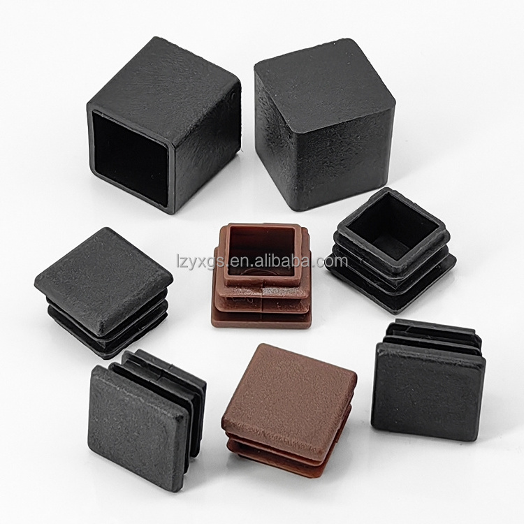 LDPE Rectangle/Round Plastic Plugs End Cap For Tube Steel Pipe Furniture Steel Inserts Pipe Hole Plug