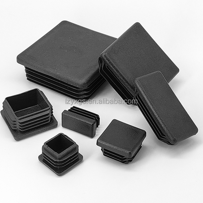 Plastic Pipe Stopper Plug Fitting Stainless Tube End Caps Insert Product into Tube PVC Insert for Square Tube