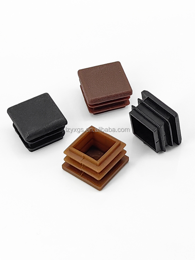 LDPE Rectangle/Round Plastic Plugs End Cap For Tube Steel Pipe Furniture Steel Inserts Pipe Hole Plug