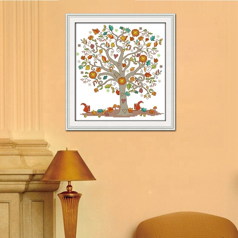 NKF The giving tree cross stitch kits cross stitch patterns dmc cross stitch threads beginner's embroidery embroider handicraft