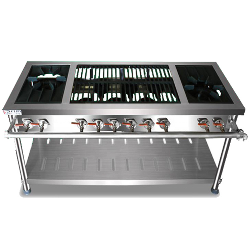 Industrial Kitchen Professional Supplier Hydrogen Burner/Gas Stove Stand/Commercial Burner Gas Stove Flat stove