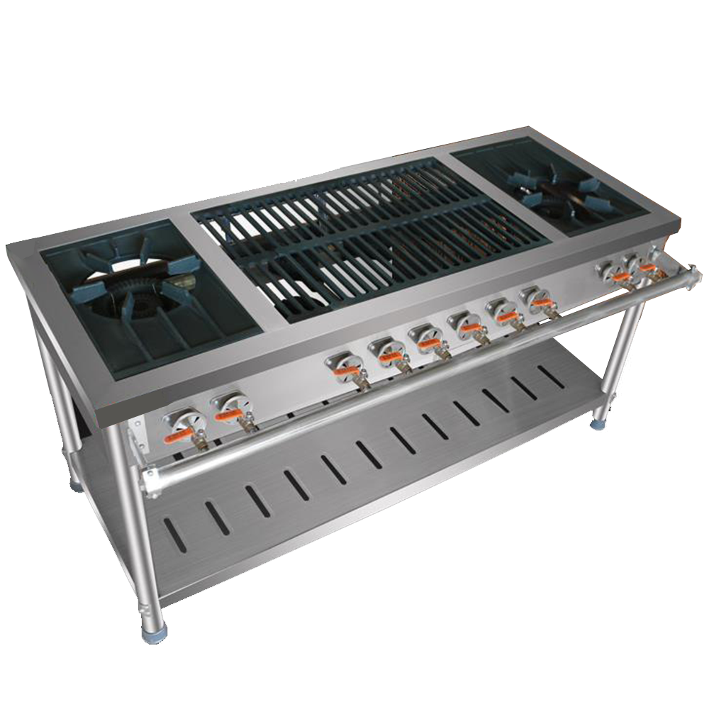 Industrial Kitchen Professional Supplier Hydrogen Burner/Gas Stove Stand/Commercial Burner Gas Stove Flat stove