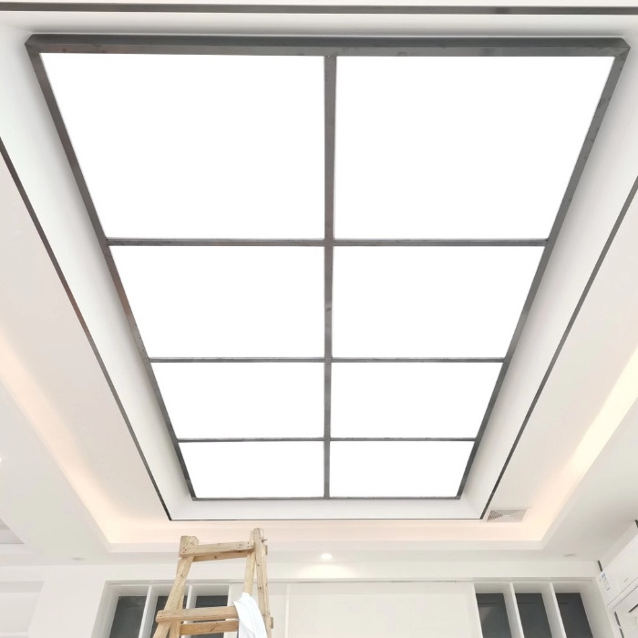 drop square led ceiling 2x2 tiles for office false roof design