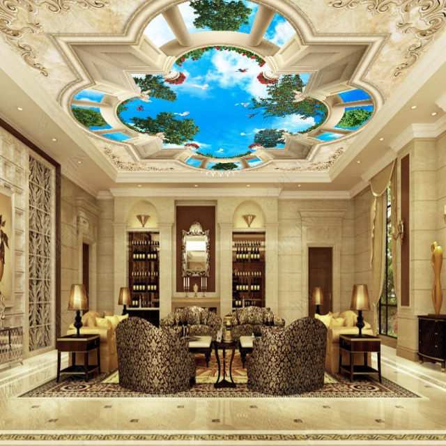 Cost price pop irregular shape ceiling design in Ghana