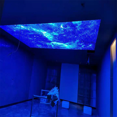 Galaxy Space Starry Pop Night Sky Pvc Stretch Ceiling Design For Wall And Ceiling Panel 3d Effect Pvc Stretch Ceiling Film