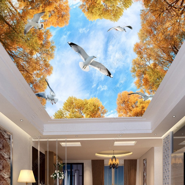 3D interior film for Nigeria suspended pvc ceiling tiles