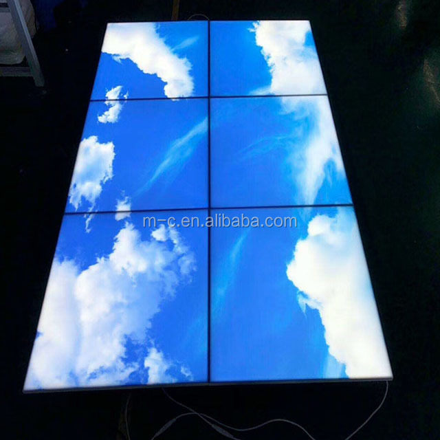 Product ideas 3D printed LED blue sky live roof ceiling tiles