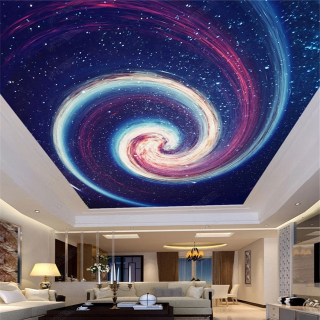 stars planets in the sky uv print 3d effect stretch ceiling price