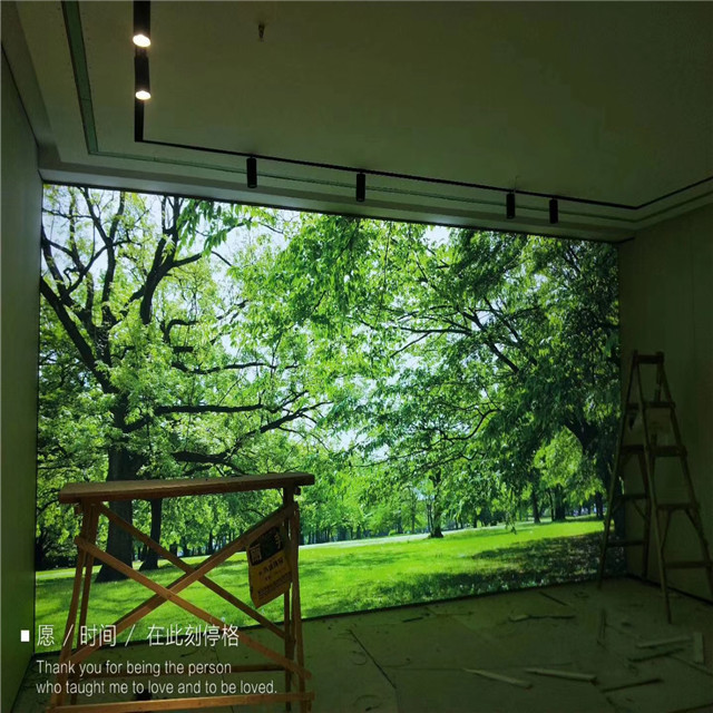 3D landscape bamboo ceiling mural wallpaper