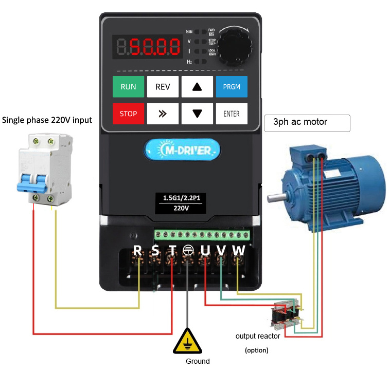 CE Certificated 0.4KW~400kW 220V 380V VFD Frequency Inverter 1 phase 3 phase AC Drive High efficiency